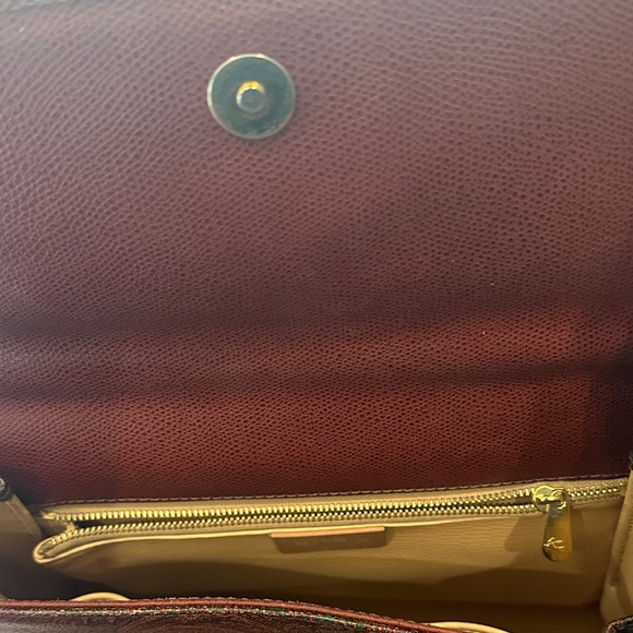 Etro Red and brown Paisley handbag - Picture 5 of 7